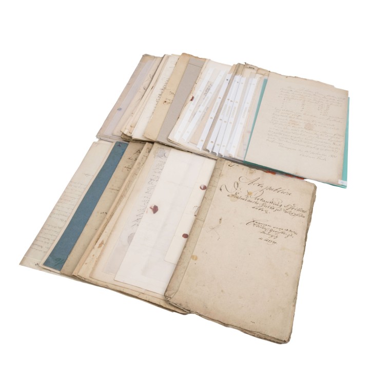 Historische Dokumentensammlung aus dem Raum Sachsen - 