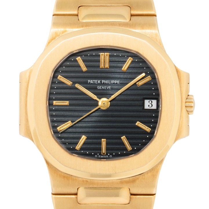 PATEK PHILIPPE Nautilus Ref 3800/1 Herrenuhr von 1992. Box und Archivauszug.  