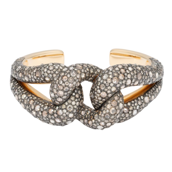 POMELLATO Armspange, bes mit braunen Diamanten 