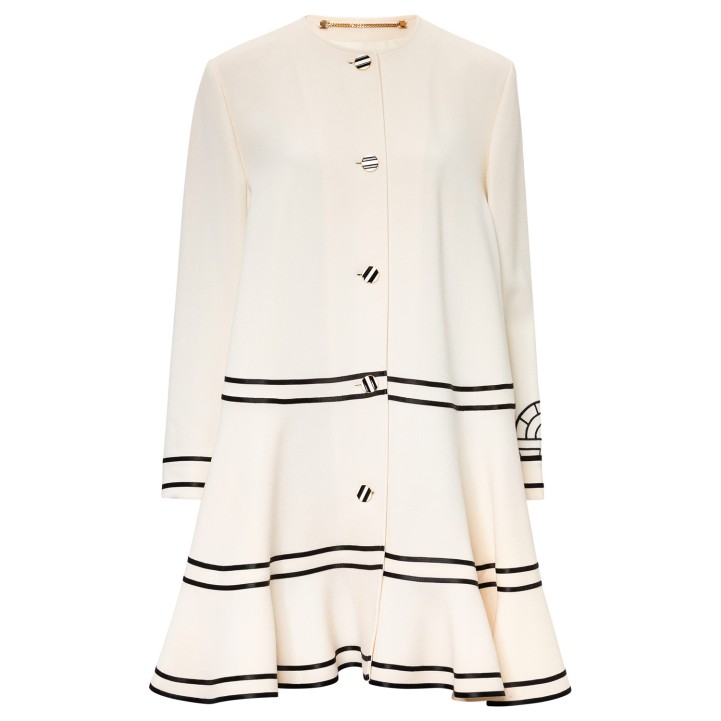LOUIS FÉRAUD VINTAGE Mantel/Kleid, Gr. 40. 