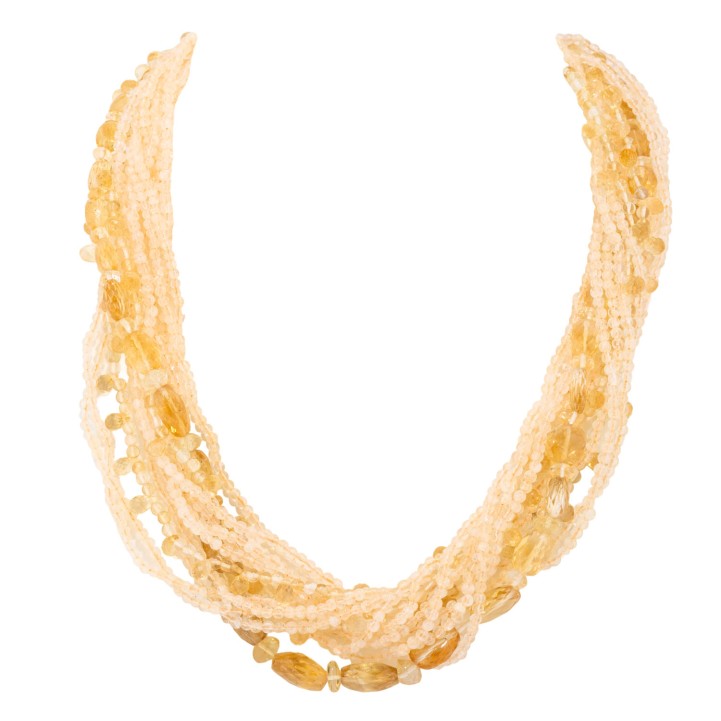 Collier aus Citrin  