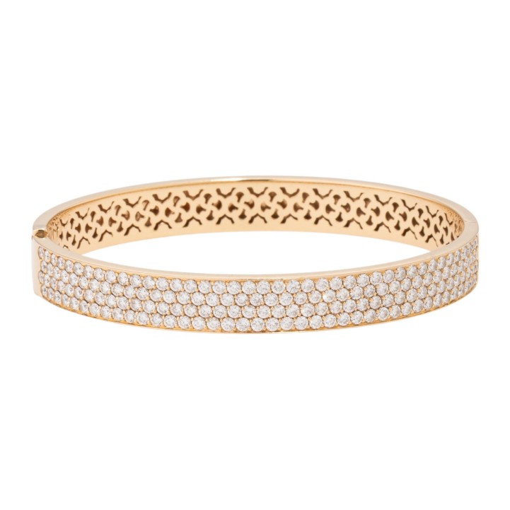 WEMPE Armreif mit Brillanten von zus. 3,75 ct (punz.),  