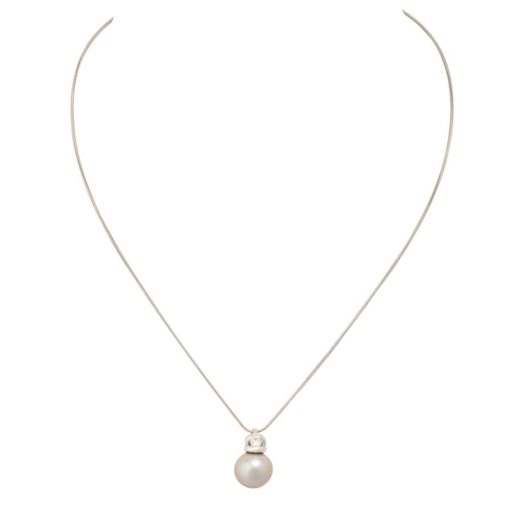 DAMIANI Collier mit Tahitiperle und Brillant  