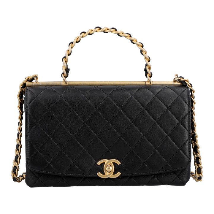 CHANEL Umhängetasche 'LA PARISIENNE', Koll.: 2021. 