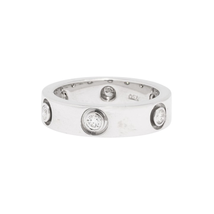 Ring mit 6 Brillanten, 