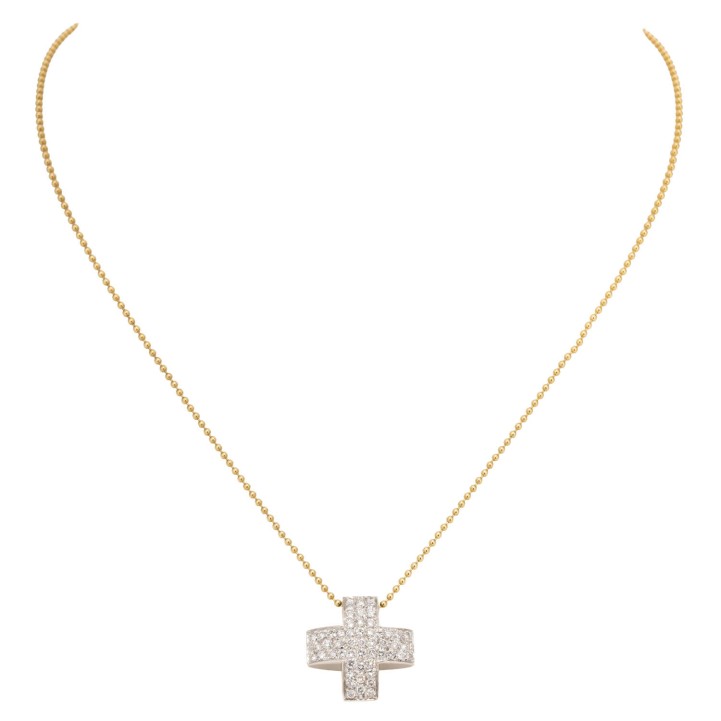 WEMPE Collier mit Kreuz, 