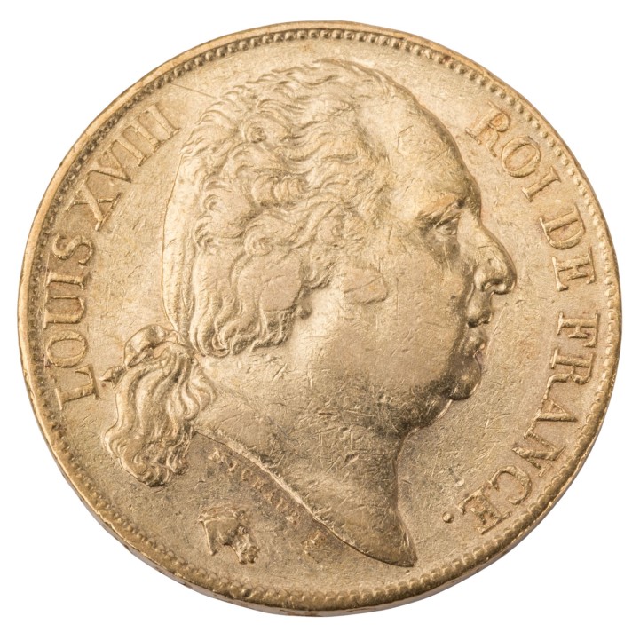 Frankreich - Ludwig XIII. (1815-1824) 20 Francs 1822-A  