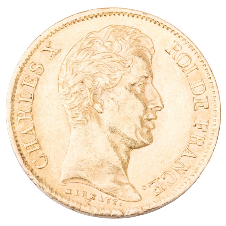 Frankreich - Charles X. (1824-1830) 40 Francs 1830-A 