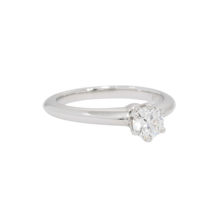 TIFFANY & CO. Solitärring mit Brillant 