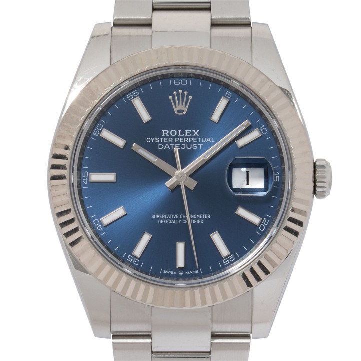 ROLEX Datejust 41 Ref 126334 Herenuhr von 2022 mit Box und Papieren.  