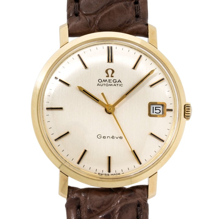 OMEGA Vintage "Genéve" Herrenuhr, Ref. 162.703. Ca. 1969. 