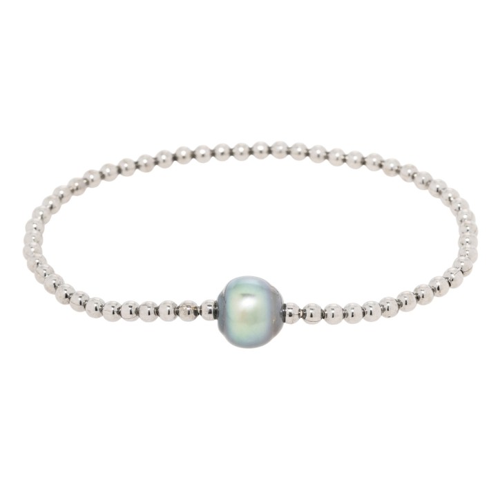 Armband mit schwarzer Tahiti Perle,  