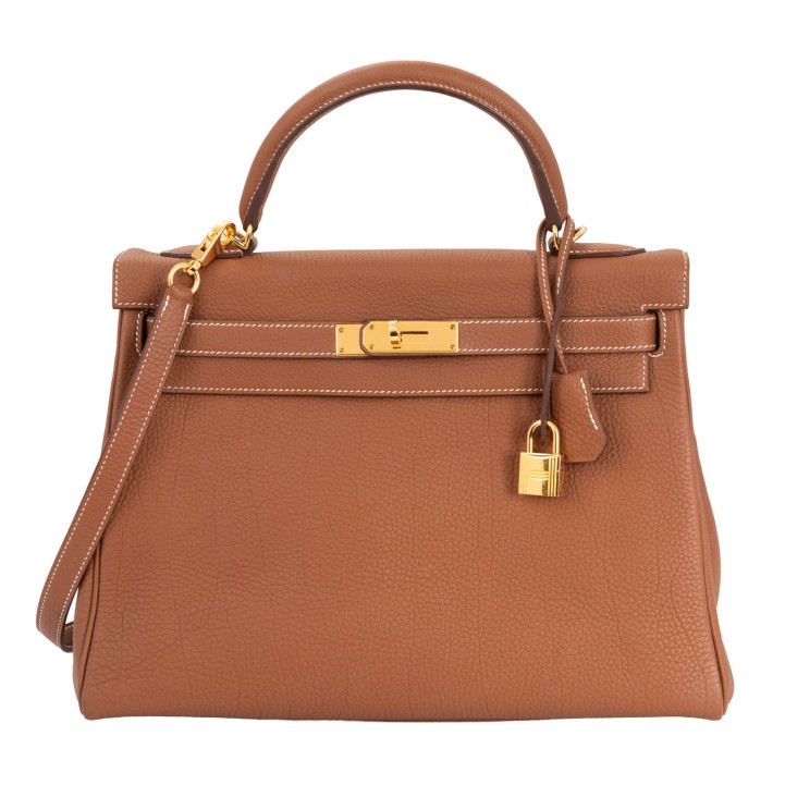 HERMÈS Henkeltasche 'KELLY BAG 32 RETOURNE', Koll.: 2017. 