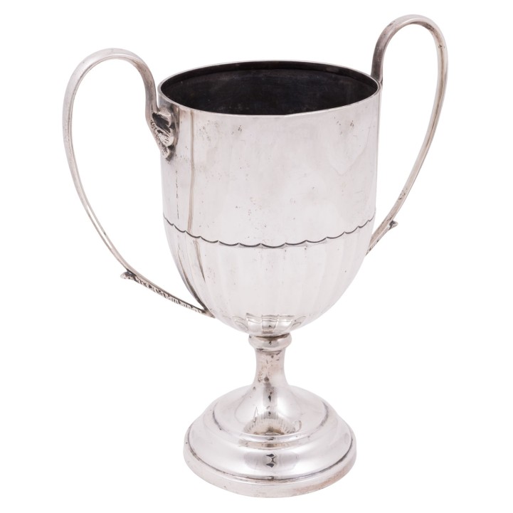 SHEFFIELD, kleiner Henkelpokal, 925 Silber, 1902, 