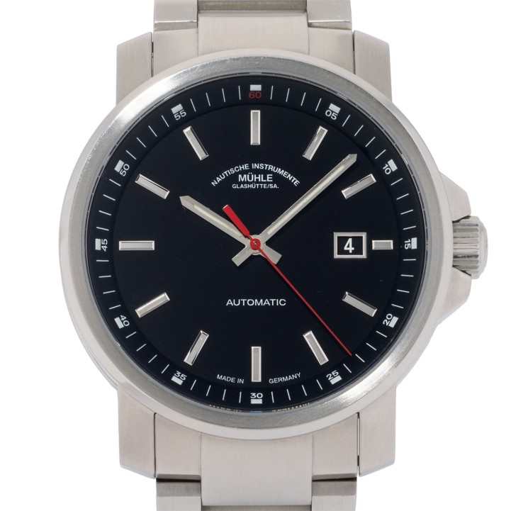 MÜHLE GLASHÜTTE 29er Big Ref M1-25-33-MB Herrenuhr aus den 2010er Jahren.  