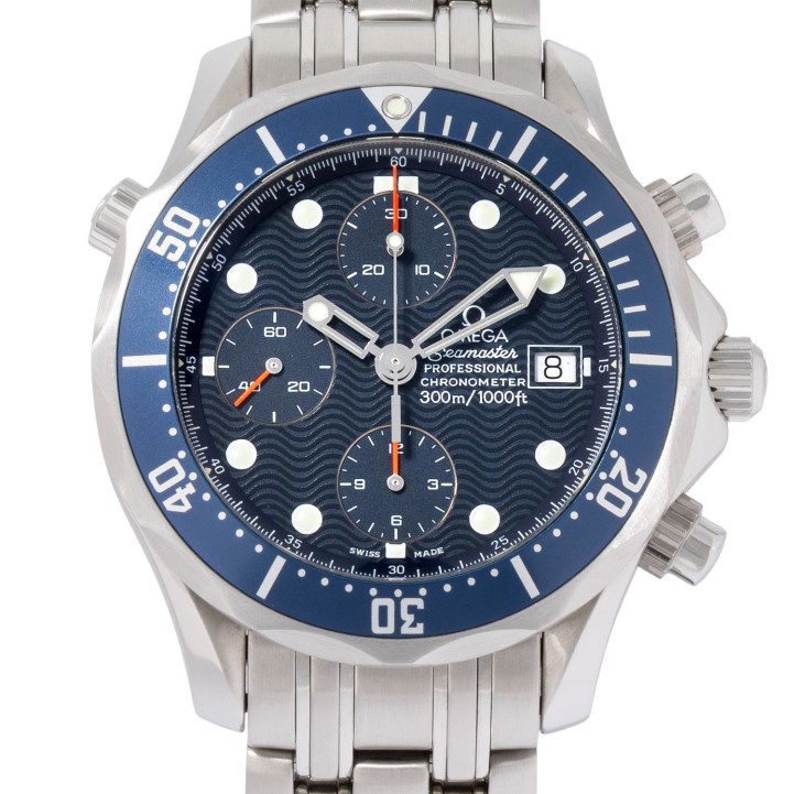 OMEGA Seamaster Diver 300M Chronograph Ref. 2599.80.00 Herrenuhr, ca. 2000er Jahre.  