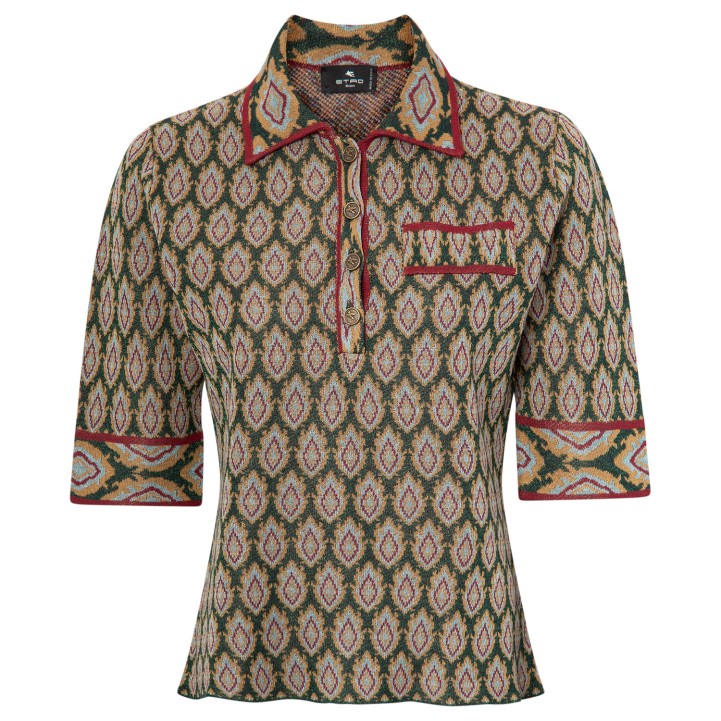 ETRO Poloshirt, Gr. ca. 38 (ital. 44). 
