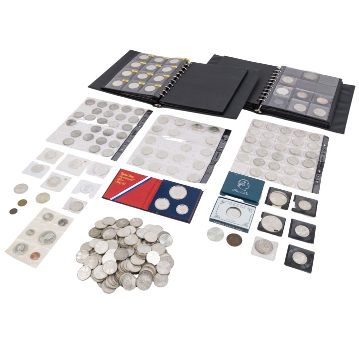 Überwiegend BRD - mindestens 3.350g Silber fein, 