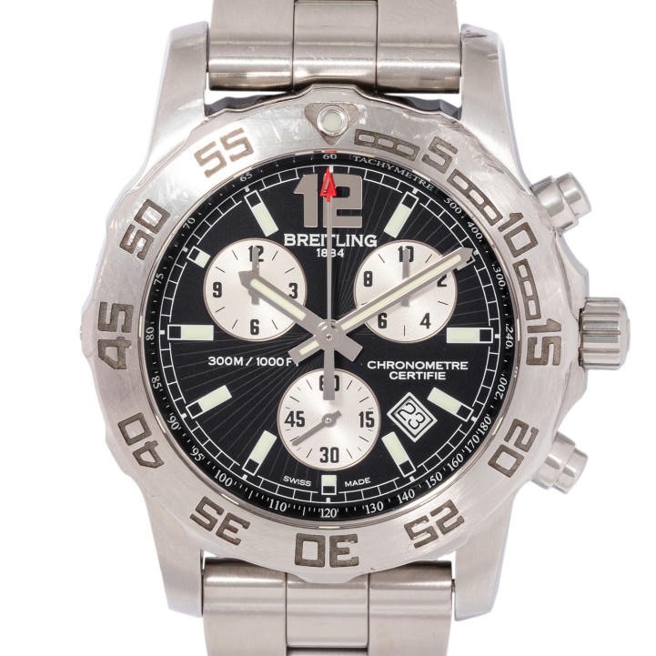 BREITLING Colt Chronograph II Herrenuhr Ref. A7338710 mit Box und Papieren von ca. 2013.  