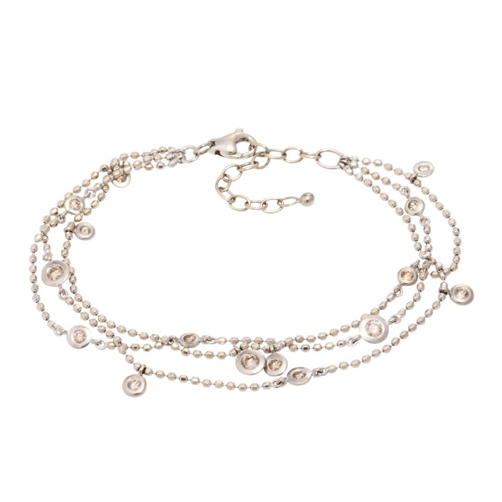 WEMPE BY KIM Armband mit 15 Brillanten  