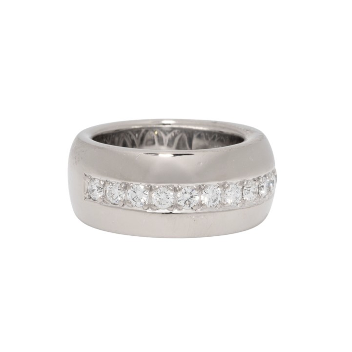 WEMPE Ring mit 13 Brillanten von zus. ca. 1 ct,  