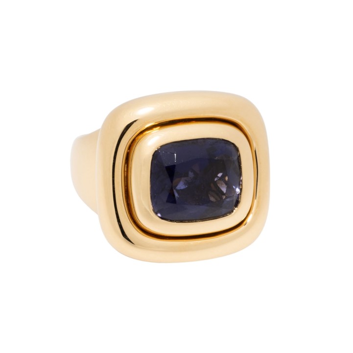 WERNER ZAPPE Ring mit facettiertem Iolith  