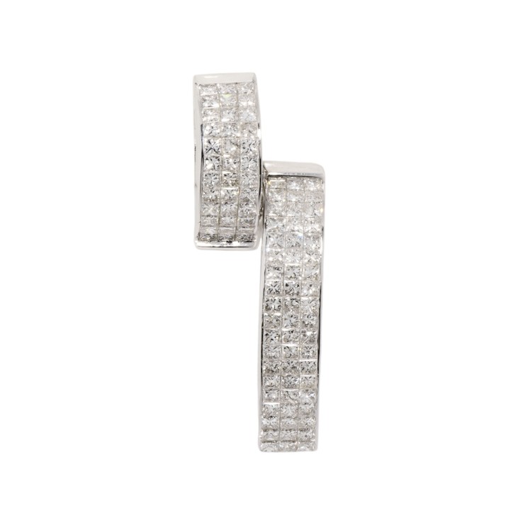 Anhänger mit Prinzessdiamanten zus. ca. 1,81 ct 