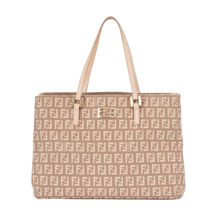 FENDI VINTAGE Tote Bag 'ZUCCHINO'. 