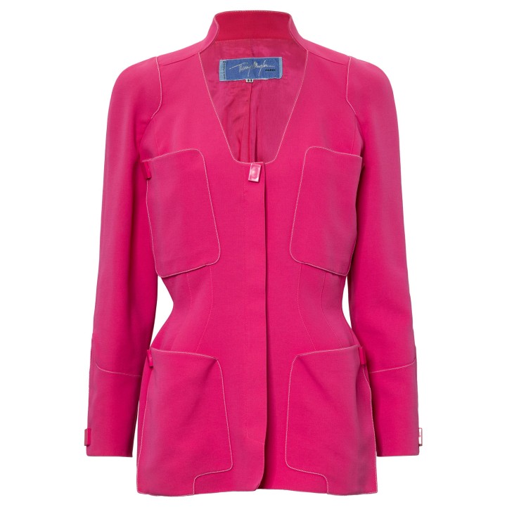 THIERRY MUGLER VINTAGE Jacke, Gr. 42 (fr. 44). 