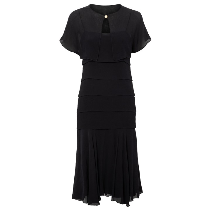 CHANEL BOUTIQUE VINTAGE Cocktailkleid, Gr. ca. 36. 