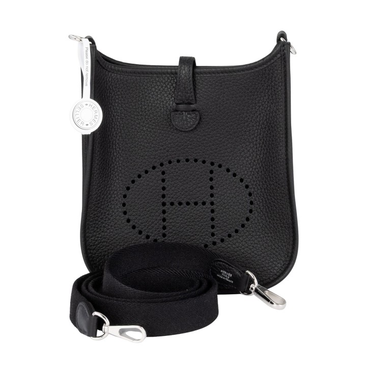 HERMÈS Umhängetasche 'MINI EVELYNE 16'. 