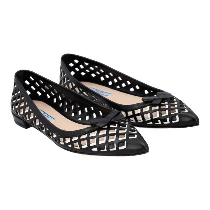 PRADA Ballerinas, Gr. 38,5. 