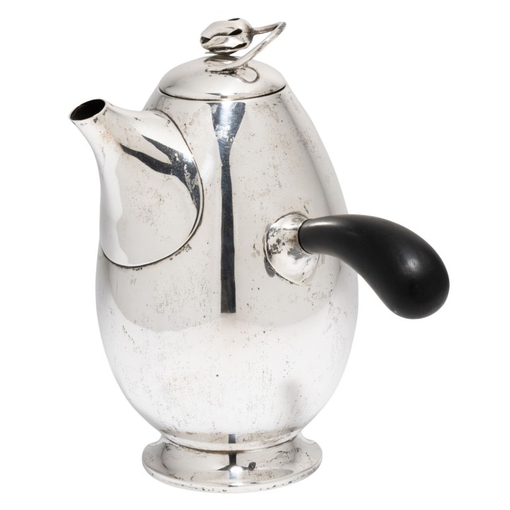 DÄNEMARK Schokoladenkanne, 826 Silber, 1937, 