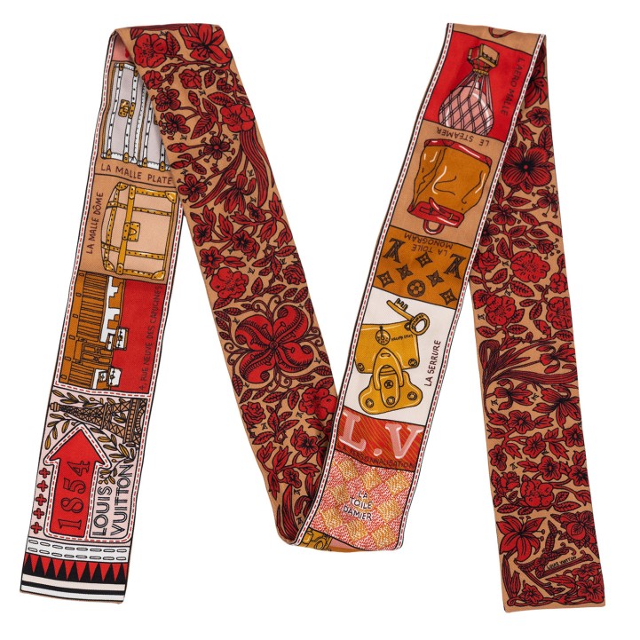 LOUIS VUITTON Bandeau, Länge ca. 120cm. 