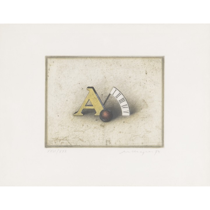 MECKSEPER, Friedrich (1936-2019), 'A mit Kugel und Skala', 1975, 