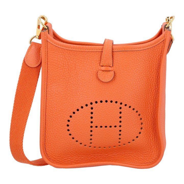 HERMÈS Umhängetasche 'MINI EVELYNE 16'. 