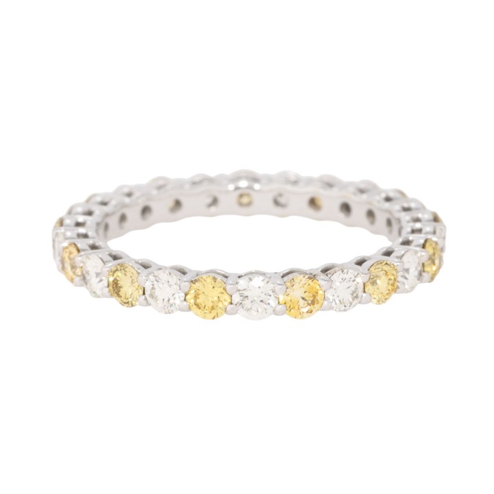 Memoirering mit Brillanten zus. 1,44 ct,  