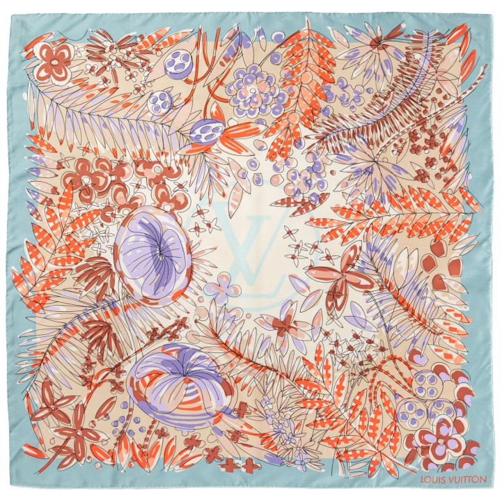 LOUIS VUITTON Seidencarré, 90x90cm. 