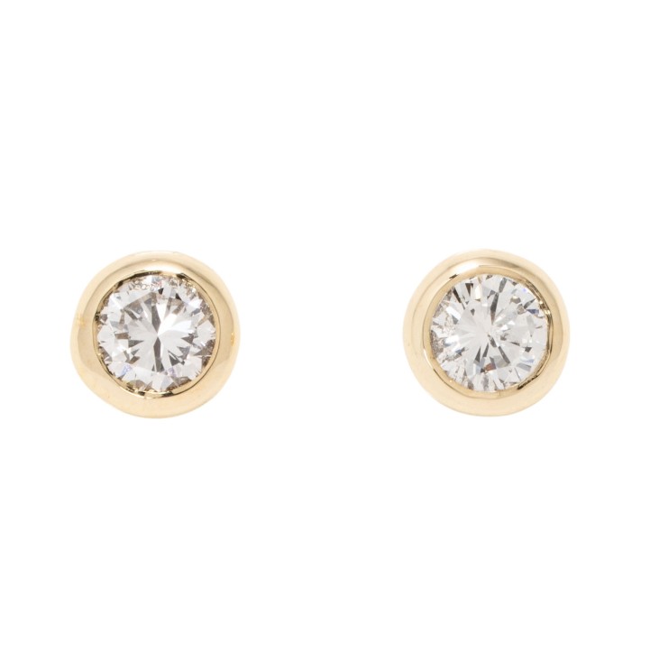 Klassische Ohrstecker mit Brillanten zus. 0,68 ct.  