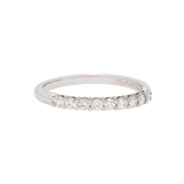 TIFFANY & CO. Ring 'Soleste' mit 9 Brillanten  