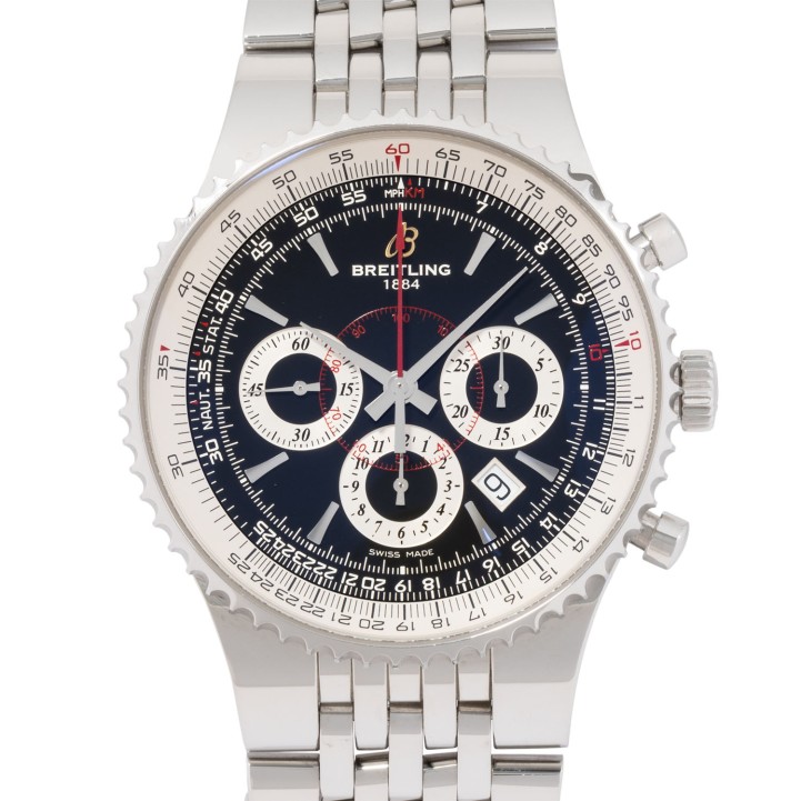BREITLING Montbrillant Chronograph Ref. A23351 mit Box und Papieren, 2012.  