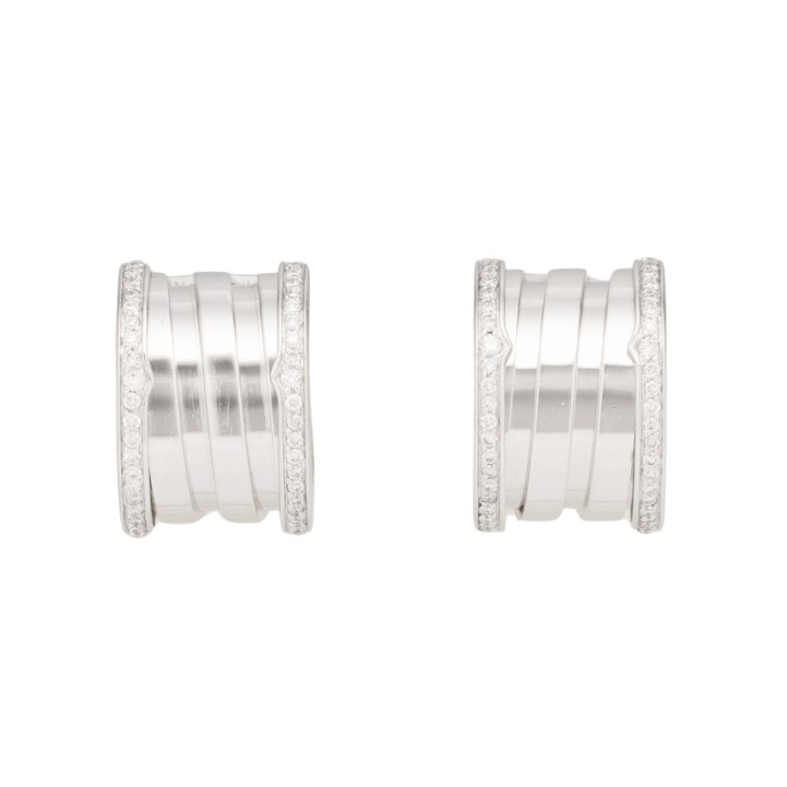 BULGARI Paar Ohrstecker 'B.zero1' mit Brillanten  