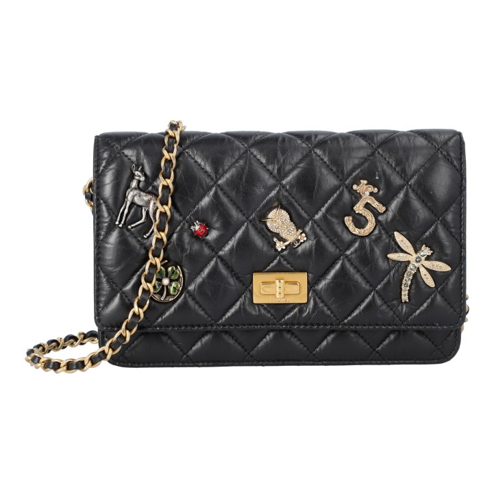 CHANEL Umhängetsche '2.55 REISSUE WALLET ON CHAIN', Koll.: 2016-2017. 