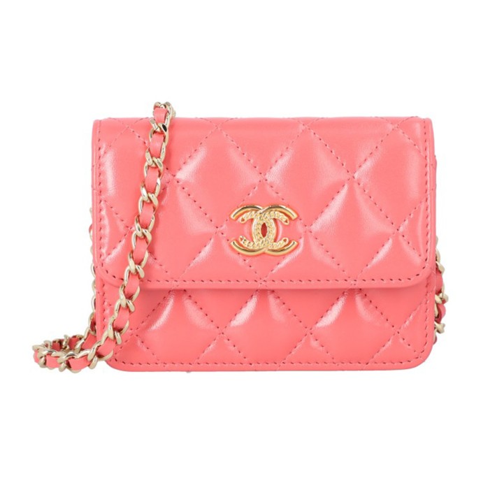 CHANEL Umhängetasche 'MINI WALLET ON CHAIN'. 