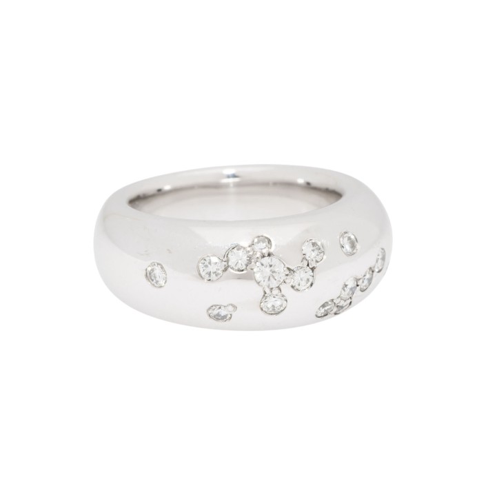 WEMPE Ring mit 16 Brillanten von zus. ca. 0,50 ct,  
