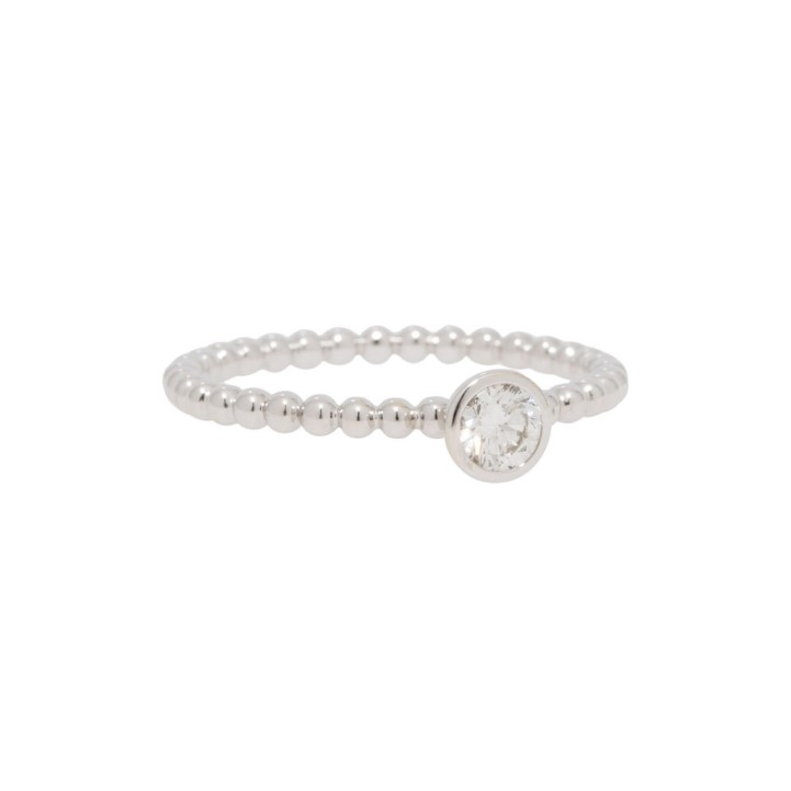 Ring mit Brillant von ca, 0,25 ct,  
