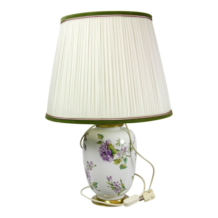 AUGARTEN / WIEN große Porzellanlampe, 20.Jh., 