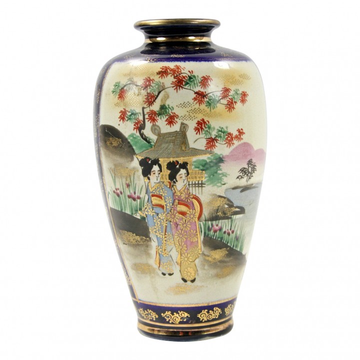 Satsuma-Vase. JAPAN, um 1920 