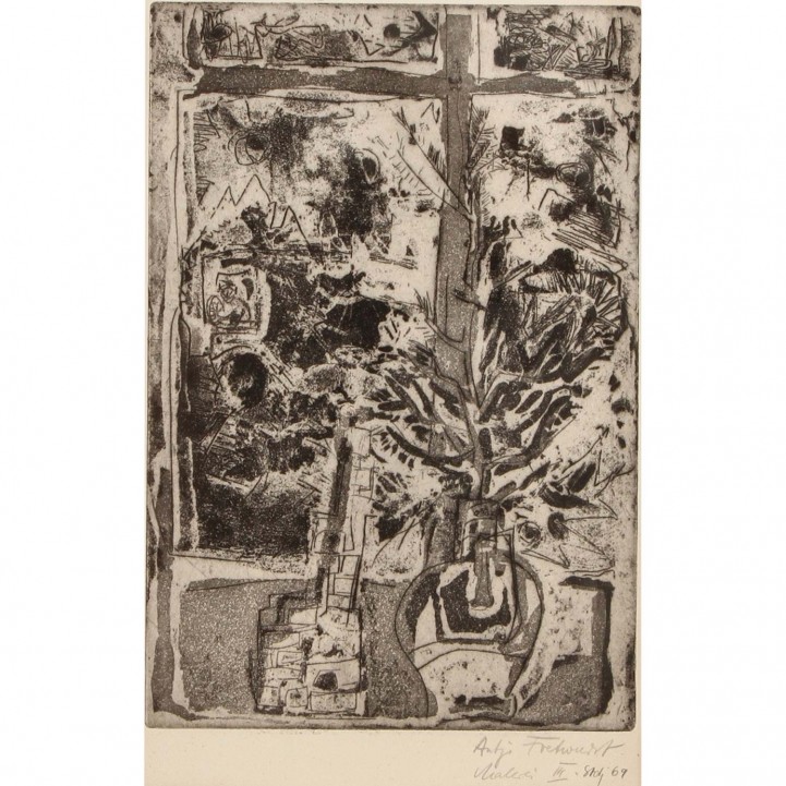 FRETWURST, ANTJE (Fretwurst-Colberg, geb. 1940), "Malerei III", 