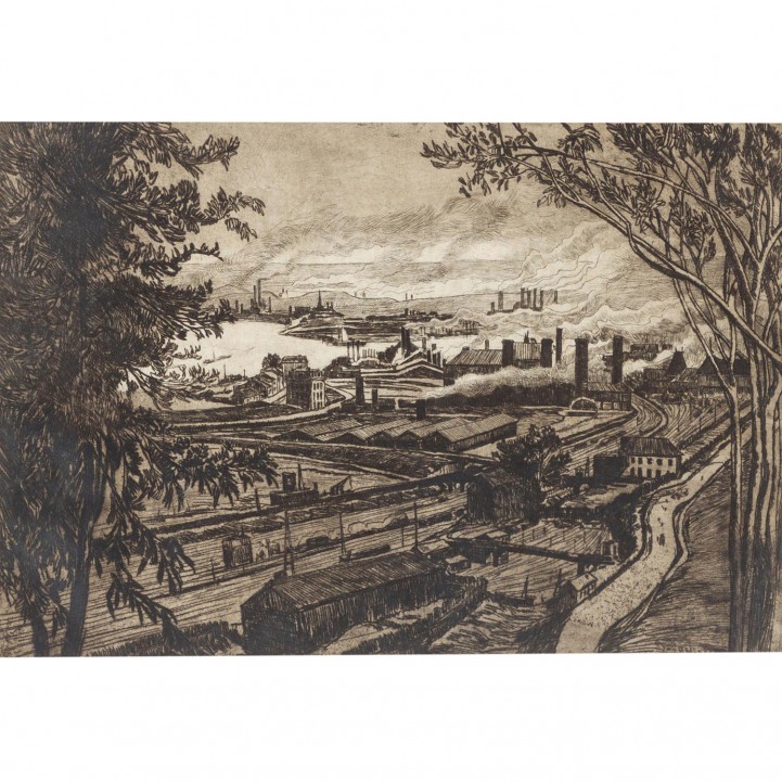 MARÈCHAL, FRANCOIS (1861-1945), "La Vallée de la Meuse", 